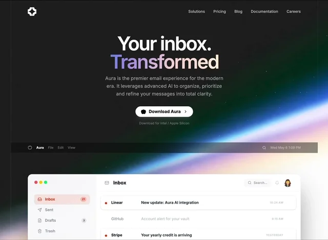 AuraMail 网页预览