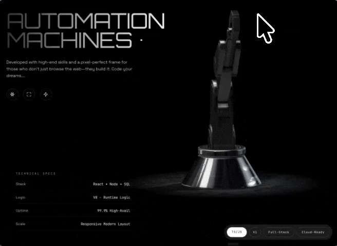 Automation Machines 网页预览