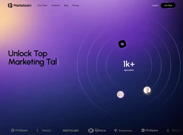 Marketeam 网页预览