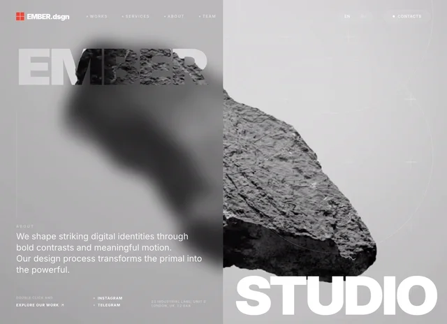 EMBER.dsgn 网页预览