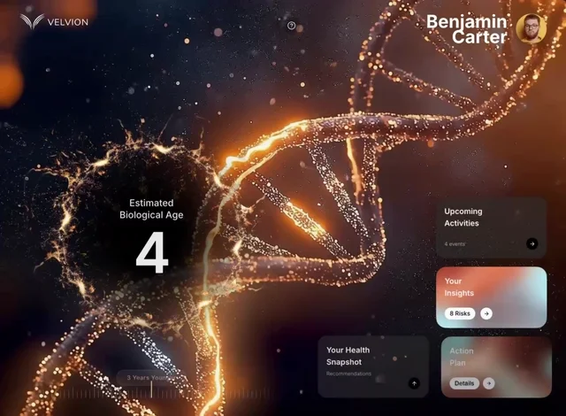 Bio-Age Dashboard 网页预览