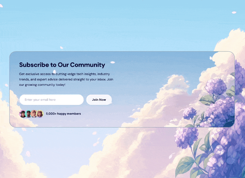 Community CTA 网页预览