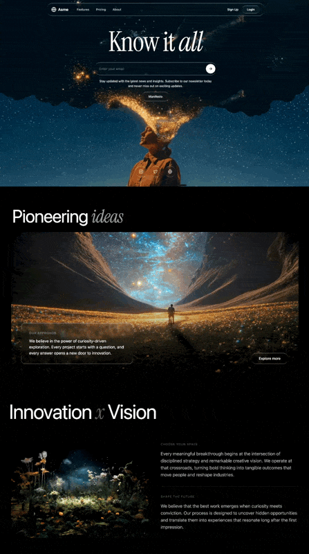 Innovation 网页预览