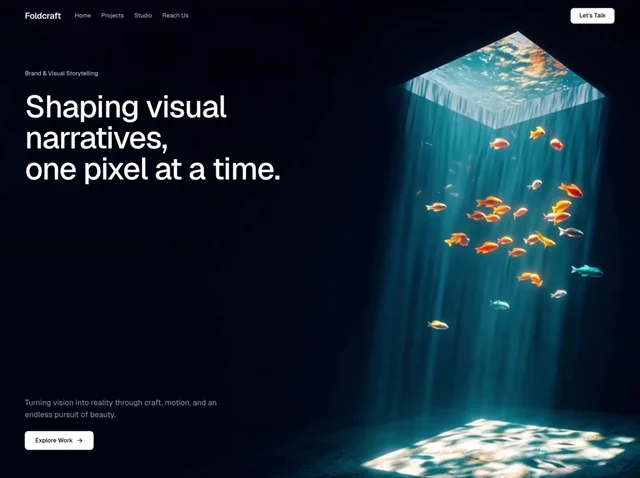 Immersive Ocean 网页预览