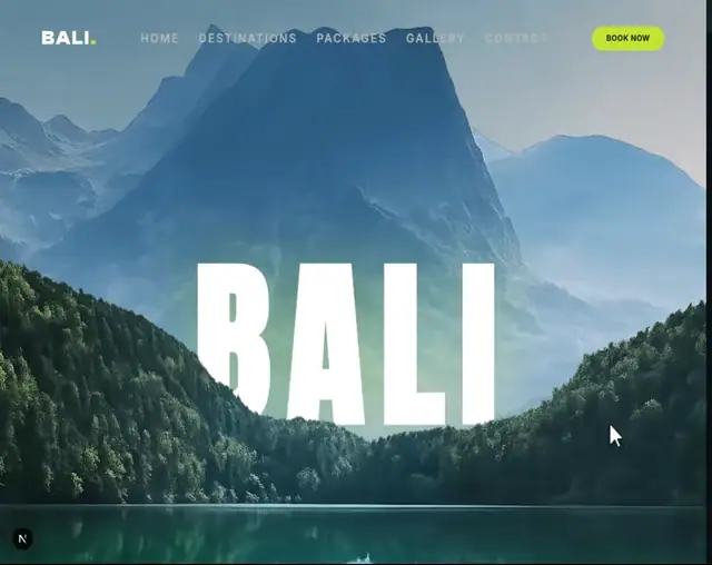Bali 网页预览