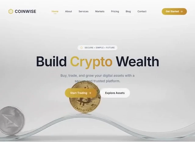 Coinwise Hero 网页预览