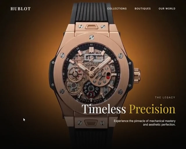 Hublot Watches 网页预览