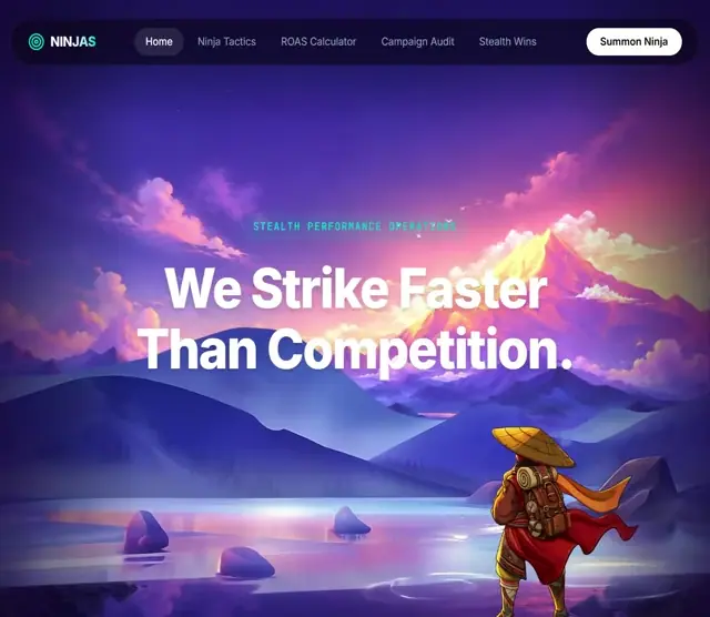 Ninjas 网页预览