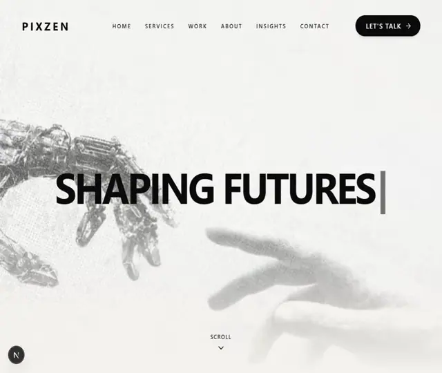 Pixzen 网页预览
