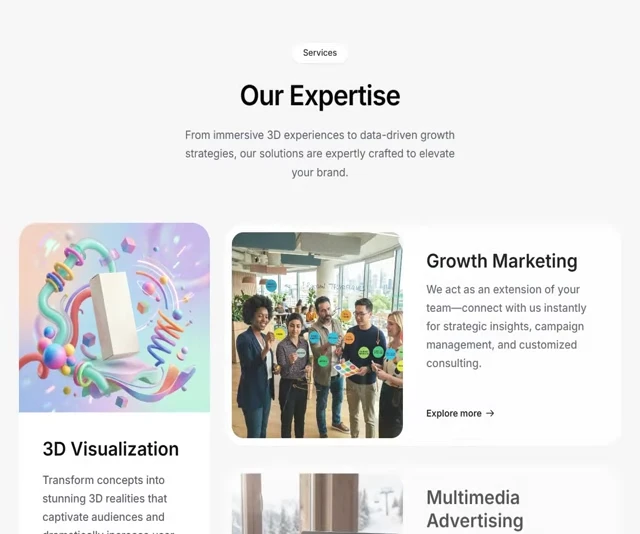 Services - Impact 网页预览