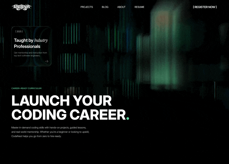 CodeNest Coding Platform 网页预览
