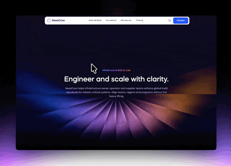 NexaCore 网页预览