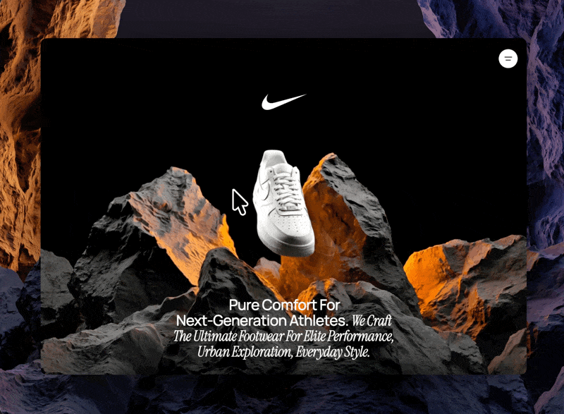 Nike Premium Landing 网站预览