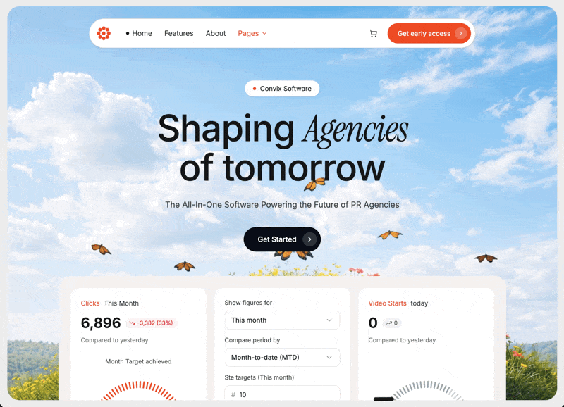 SAAS Software 网页预览