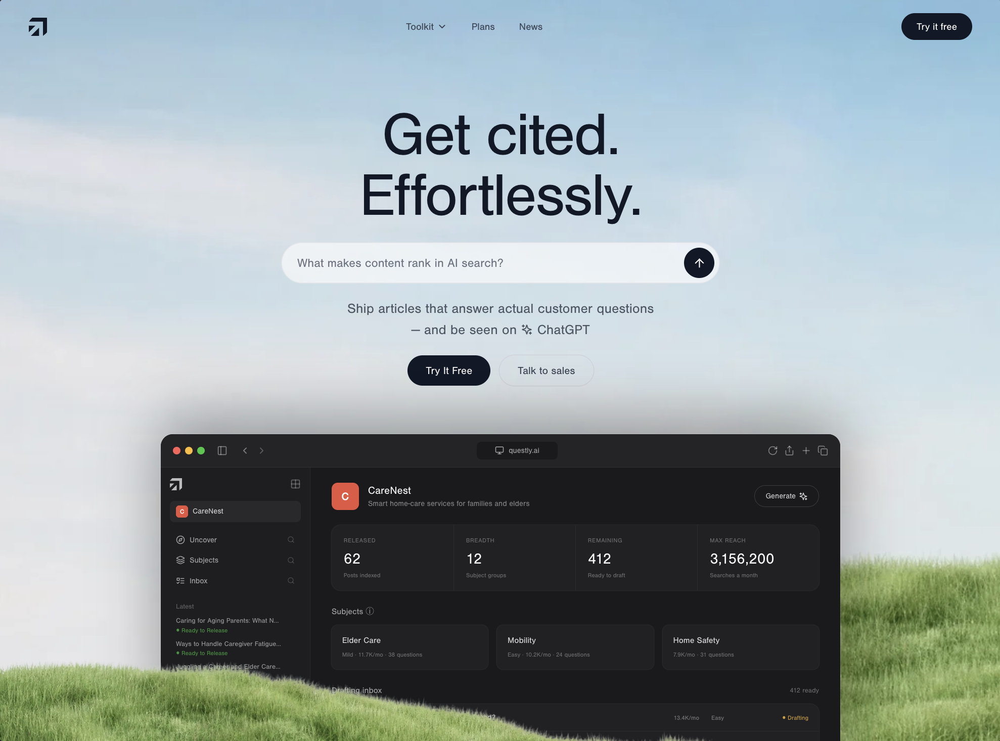 SaaS Value 网页预览