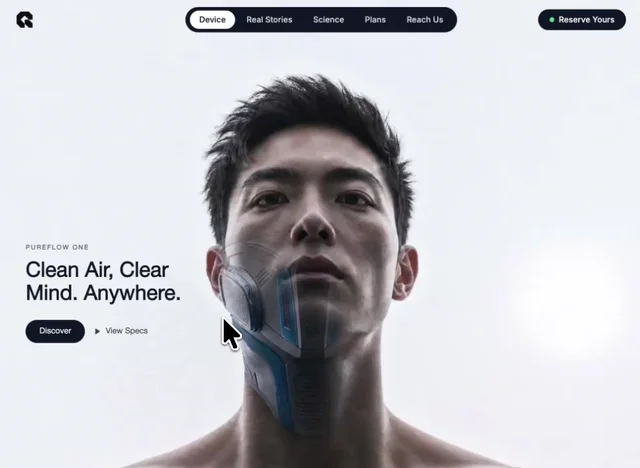 Reveal Hero 网页预览
